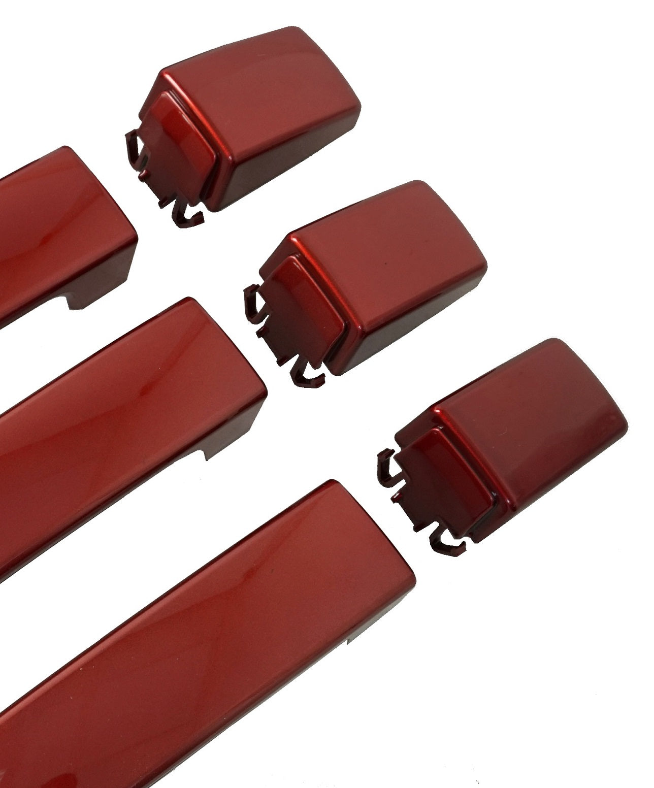 Door Handle "Skins" for Land Rover Discovery 3 fitted with 2 pc Handle - Rimini Red
