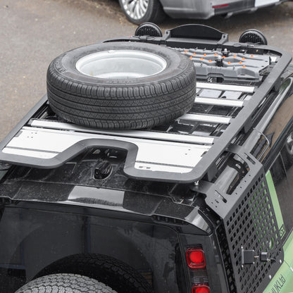 Spare Wheel Roof Mount Kit for the Land Rover Defender L663 - for ALLOY wheel
