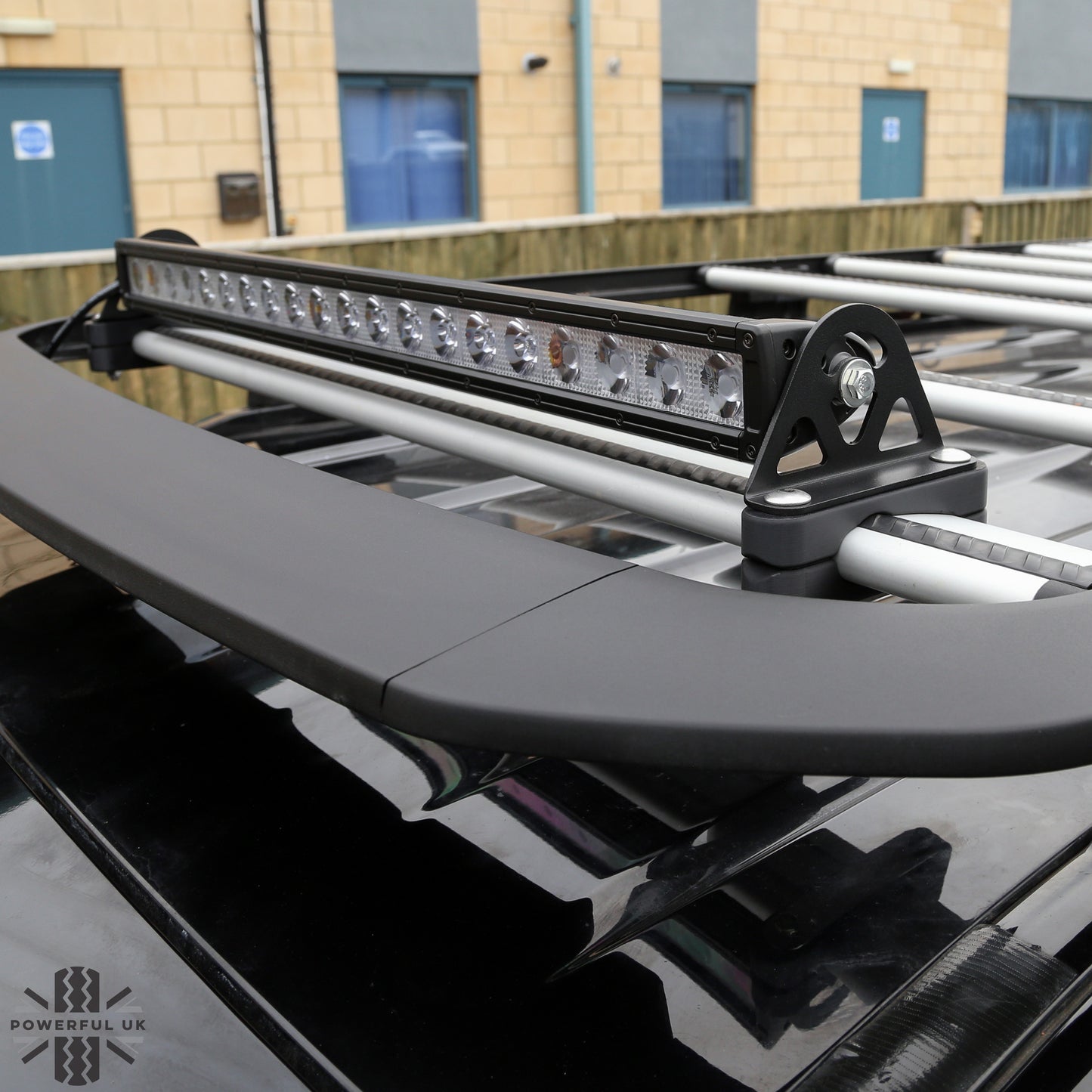 Roof Accessory Mount End Plates x2 for Land Rover Defender L663 - Stainless Steel