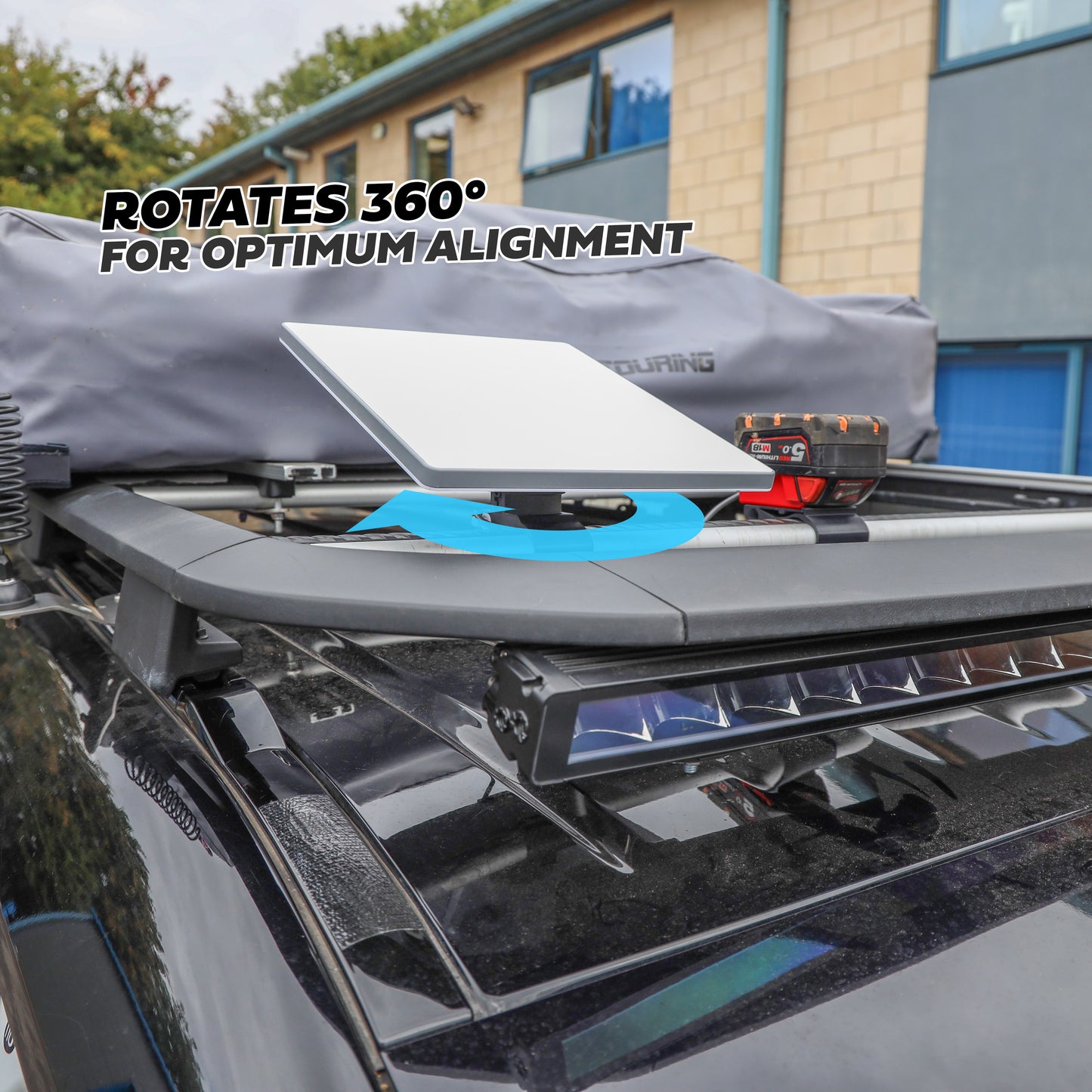 Starlink Mini Mount for Land Rover Defender L663 Expedition Roof Rack (for EARLY type Starlink mount)