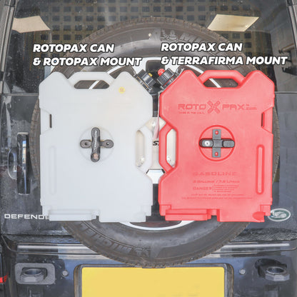 Fuel Can Spare Wheel Mount Kit for Land Rover Defender L663 - Twin Can