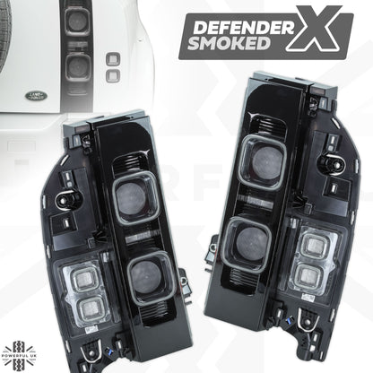 Smoked Rear Lights - UK Spec - for Land Rover Defender Model X