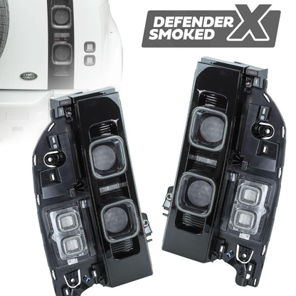 Smoked Rear Lights - UK Spec - for Land Rover Defender Model X