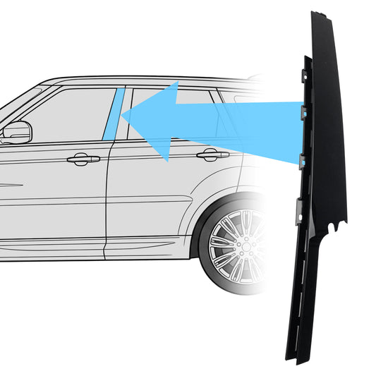 Genuine Front B Pillar Finisher in Gloss Black for Range Rover Sport L494 - Left
