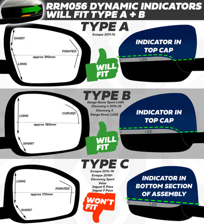 Dynamic Sweep Indicators for Land  Rover Discovery 5 - Smoked