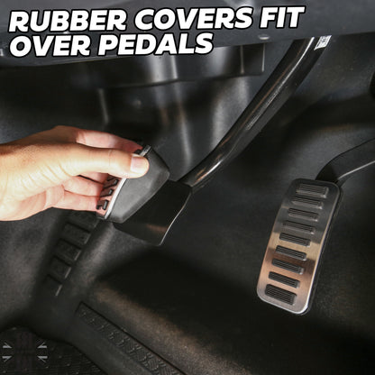 2pc Alloy Pedal Kit for Land Rover Defender L663 - Aftermarket - Type 2