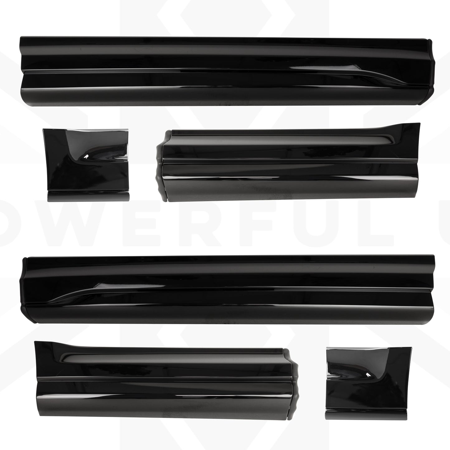 SVR Style Lower Door Mouldings for Range Rover Sport L494 (2014-17) - Santorini Black