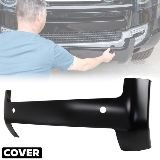 Front Bumper H-Panel Easy-Fit Cover for Land Rover Defender L663 - Satin Black