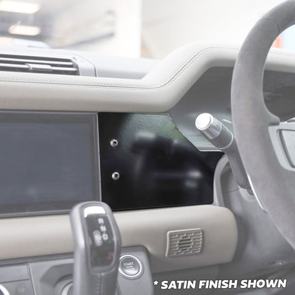 Auxiliary Panel Kit for Land Rover Defender L663 - Textured Black - Right Hand Drive