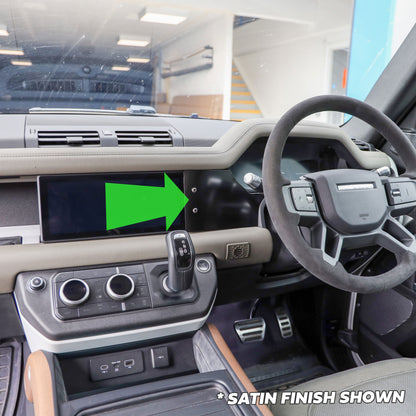 Auxiliary Panel Kit for Land Rover Defender L663 - Textured Black - Right Hand Drive