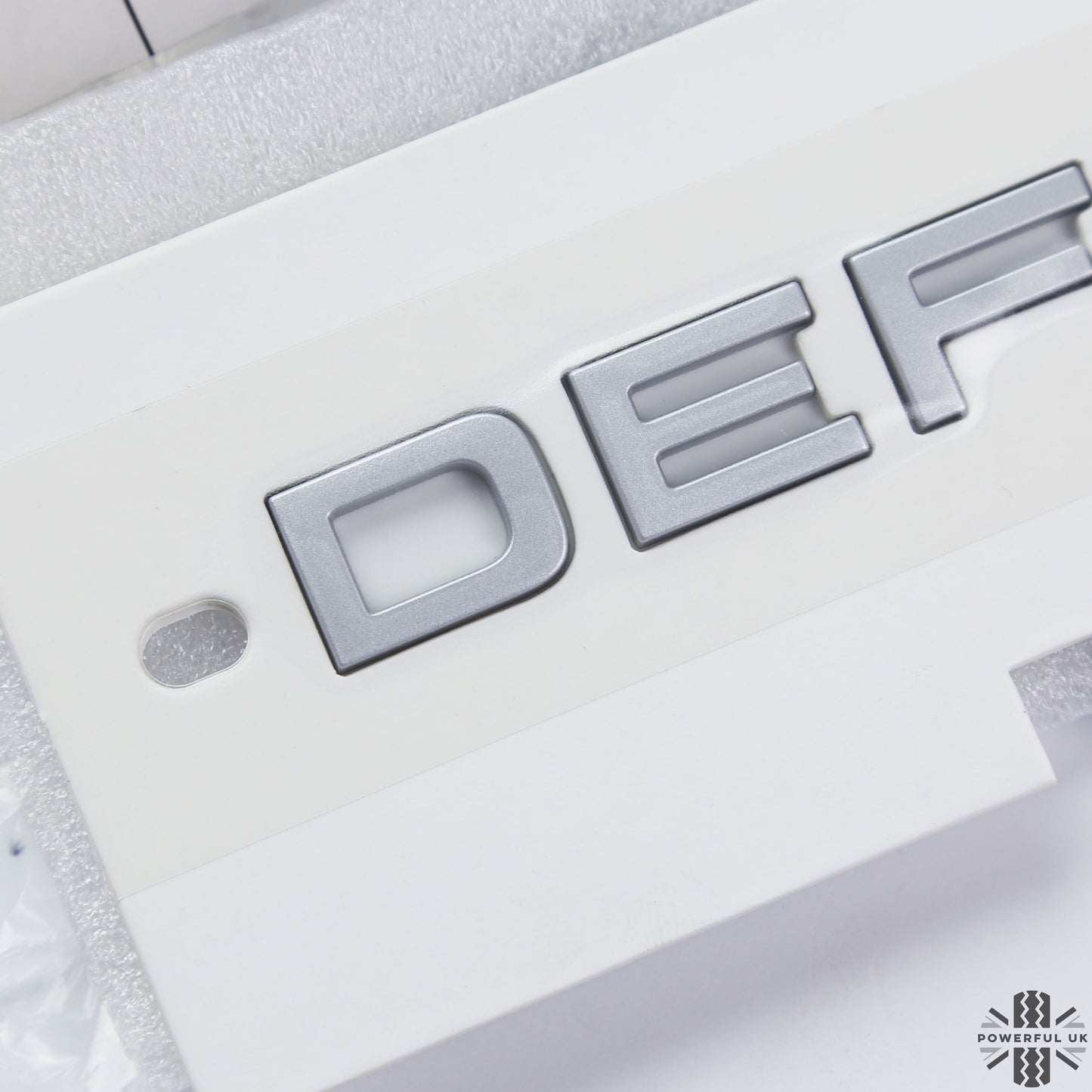 Tailgate Lettering - Satin Silver - for Land Rover Defender L663