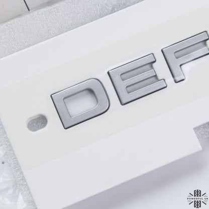 Tailgate Lettering - Satin Silver - for Land Rover Defender L663