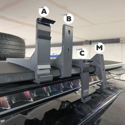 Number Plate Mount for Expedition Roof Rack for Land Rover Defender L663 - Type A - High/Clip-on Type