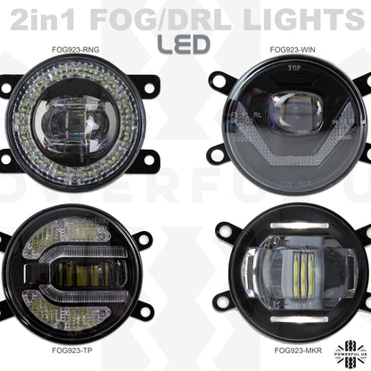 Front Bumper fog & DRL 2 in 1 LED lamps for Range Rover Sport 2010 ( Type 5 )