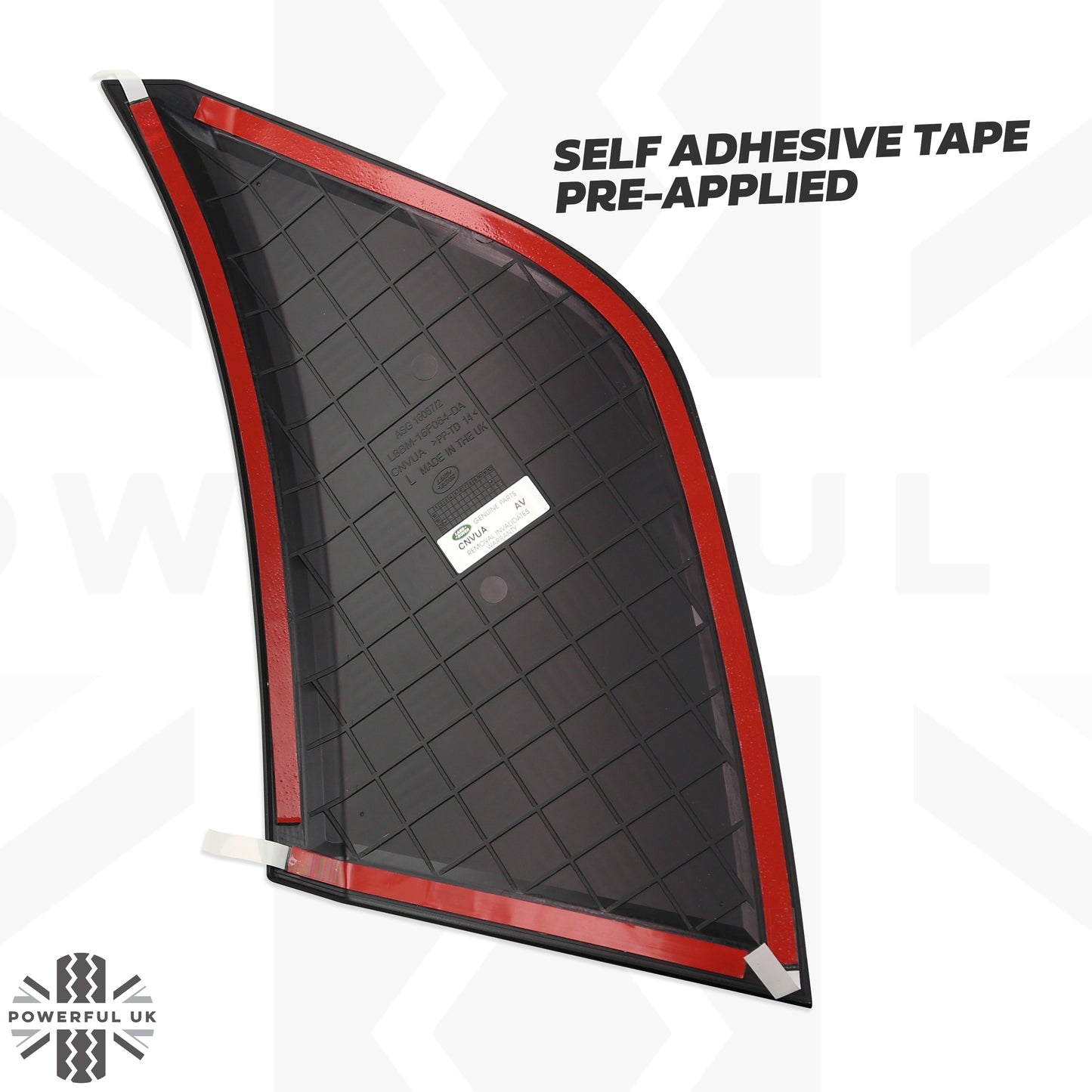 Chequer Plate Wheel Arch Trim Kit - Genuine - for Land Rover Defender L663 (90 model)