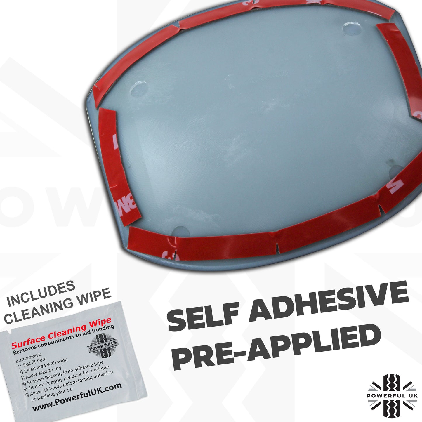 Door Handle Scuff Plates (4 pc) - Silver - for Land Rover Discovery 5