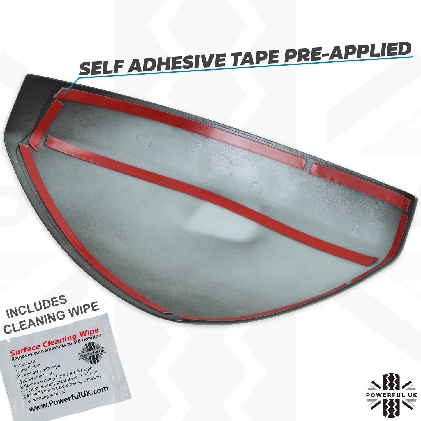 Mirror Covers - Gloss Black - for Jaguar F-Pace