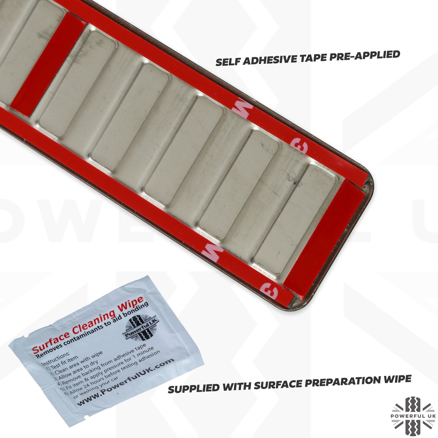 Rear Loadspace Finisher INSERT - Stainless - for Land Rover Defender L663