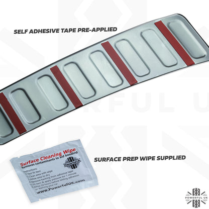 Interior Boot Threshold Finisher Trim Inserts - Stainless Steel - for Land Rover Discovery Sport