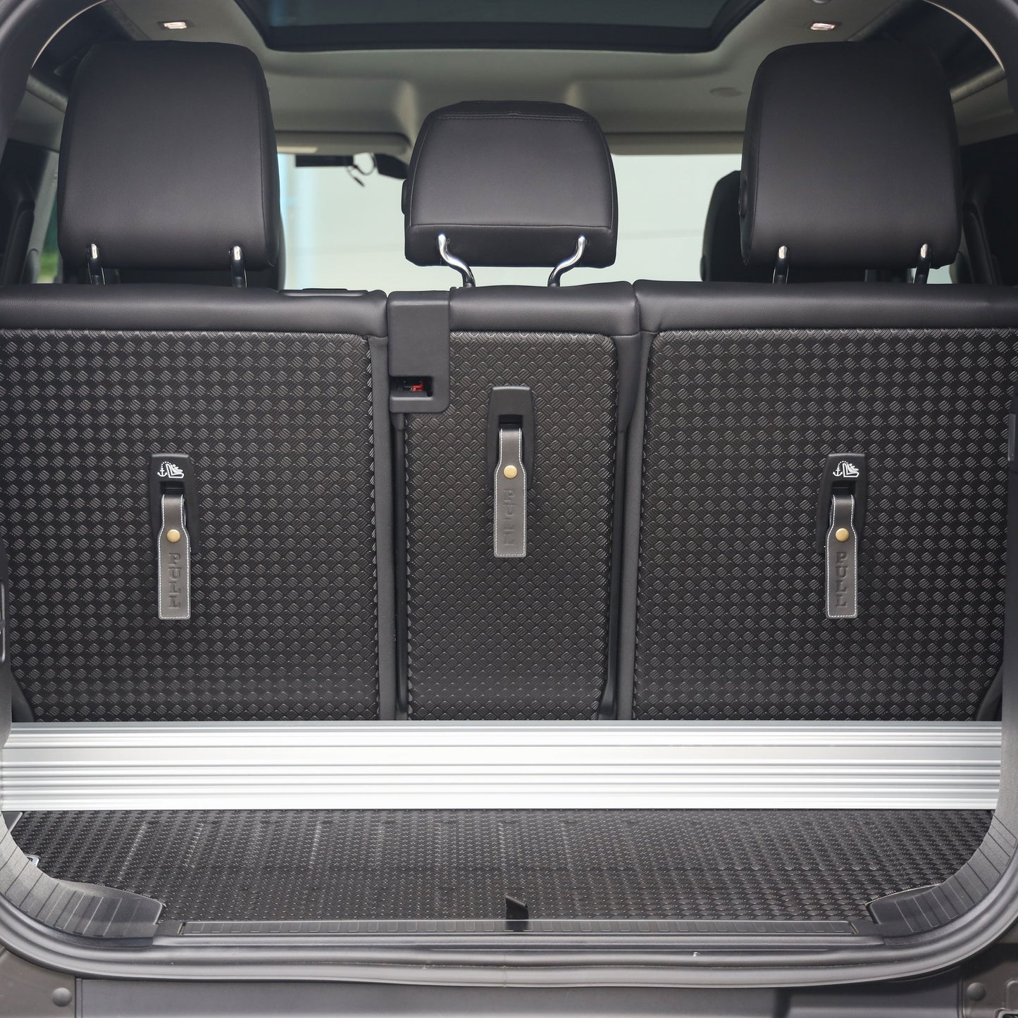 3x PULL Tabs for Land Rover Defender L663 - Black