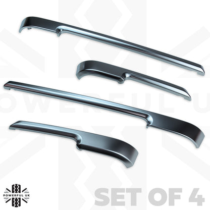 Door bin pocket liner trim Silver/Chrome for Range Rover Sport L494 2013-17