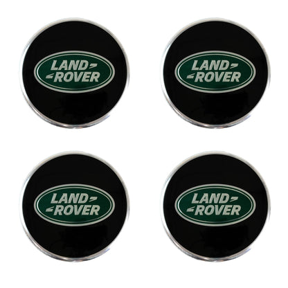 Genuine 4x Black Green Alloy Wheel Centre Caps for Range Rover Evoque 2 2019+
