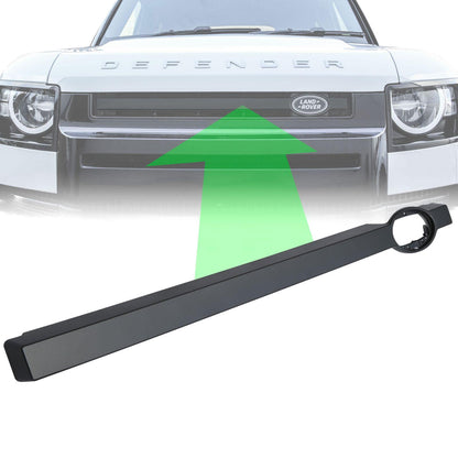 Front Grille Bar in Shadow Atlas (Genuine) for Land Rover Defender L663