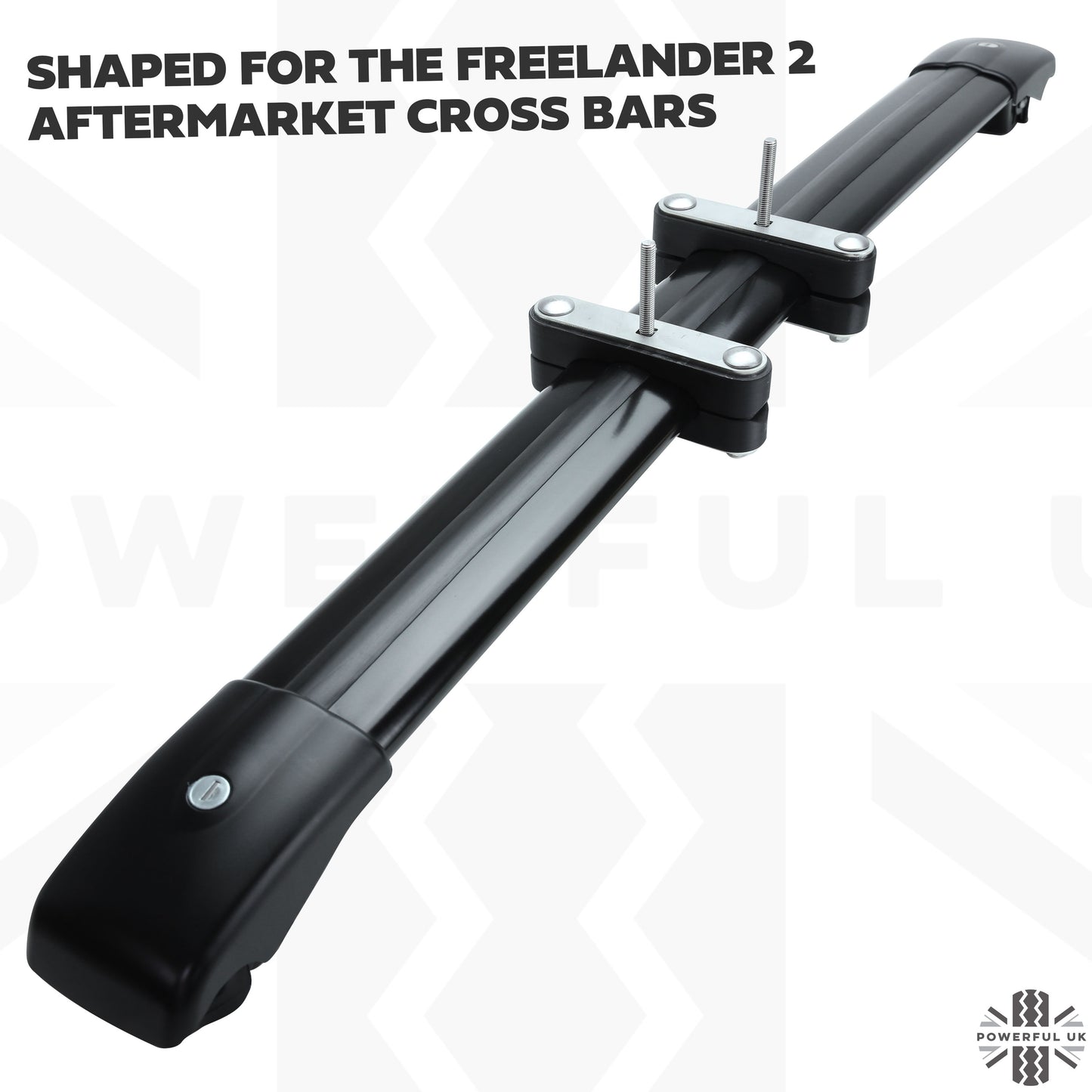 Mount Clamp Kit for the Land Rover Freelander 2 'AFTERMARKET Cross Bars' - Kit A - Stainless Steel Top