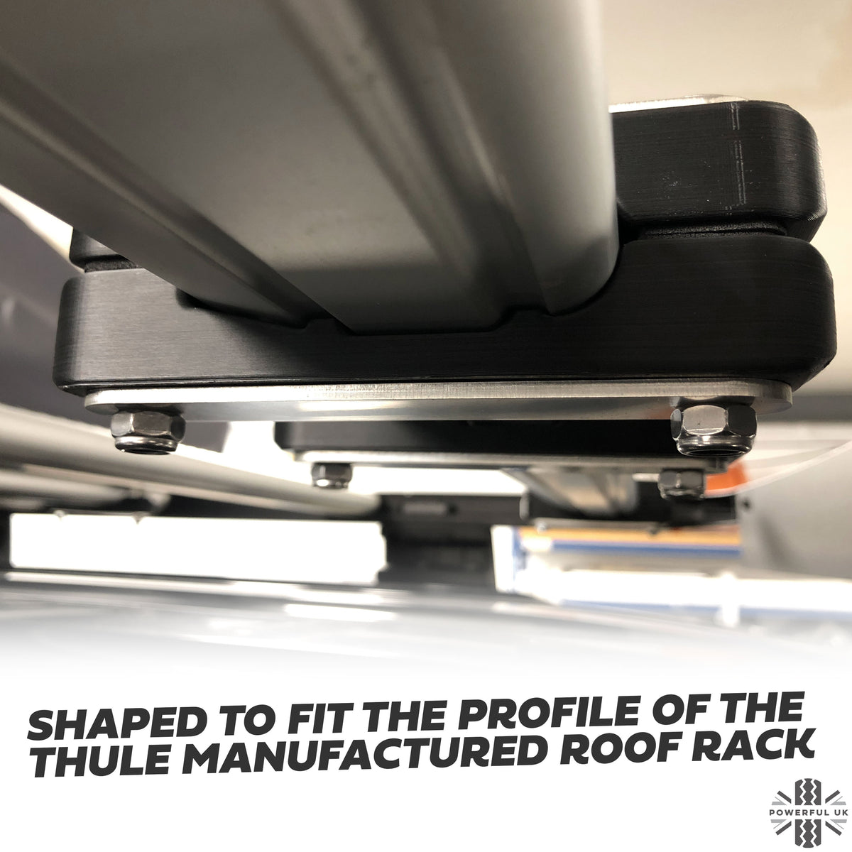 Roof Rack Mount Kit for the Thule Cross Bars - Kit A - XL Zinc Plated Steel