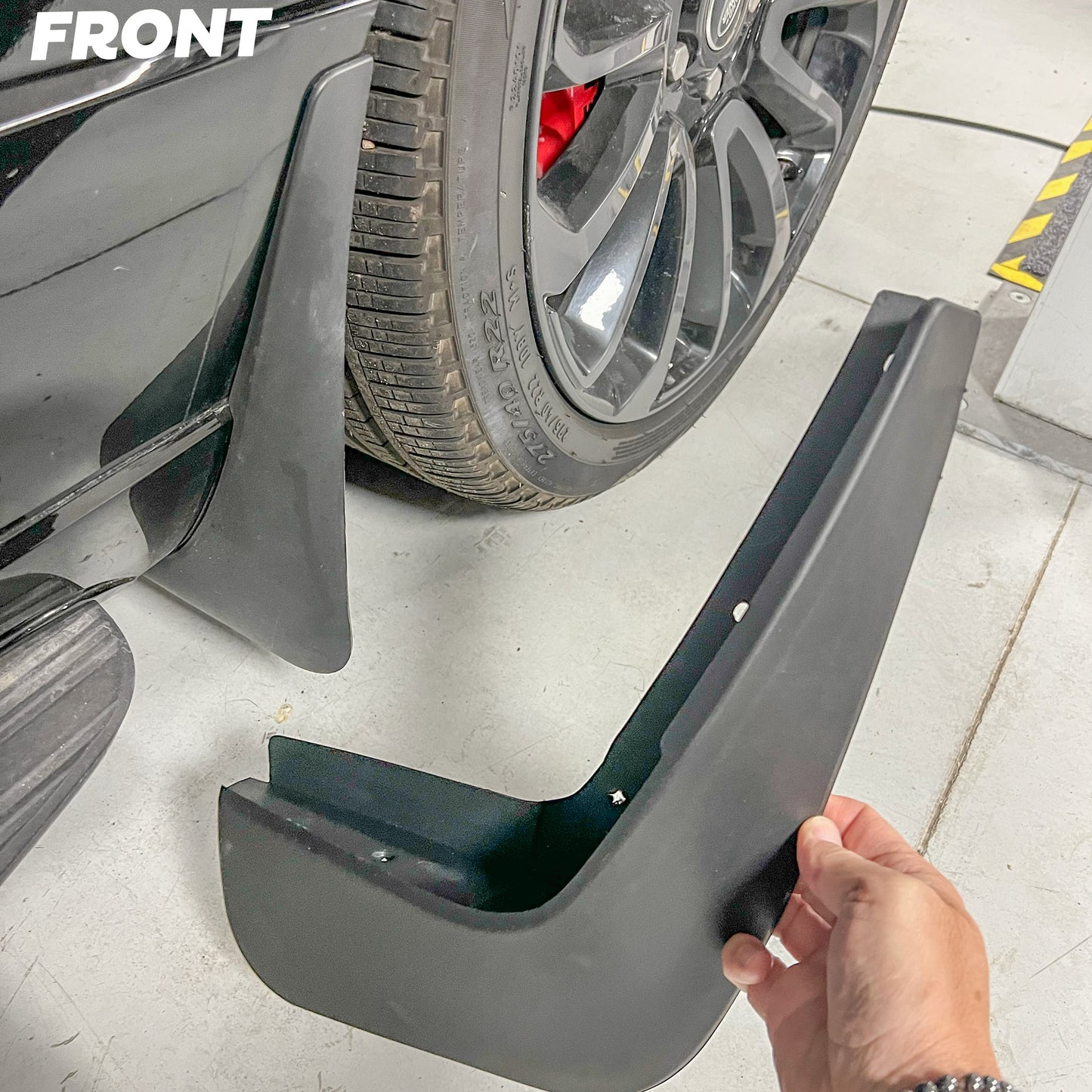 Front + Rear Mudflap Kit for Range Rover L405 (NO side steps)
