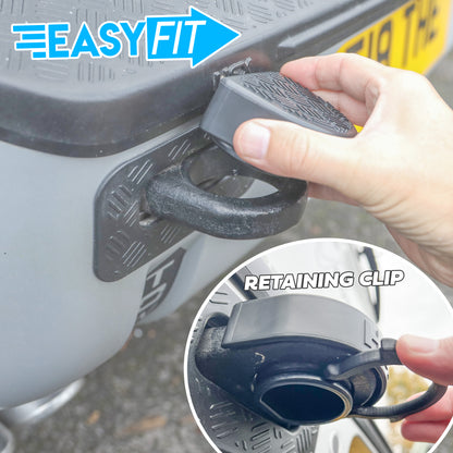 1x Tow Eye Bung for Land Rover Defender L663 - Smooth Top - Matt Black