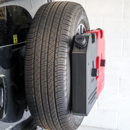 Fuel Can Spare Wheel Mount Kit for Land Rover Defender L663 - Twin Can