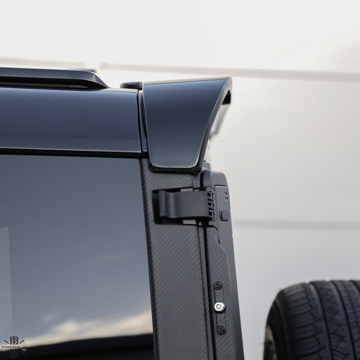 Rear Spoiler for Land Rover Defender L663 - PFUK Design - Gloss Black