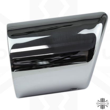 Round Exhaust Tips - PAIR for Range Rover Evoque L538  - Stainless