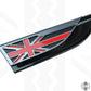 Side Vents - Union Jack Black & Red - for Land Rover Discovery 5