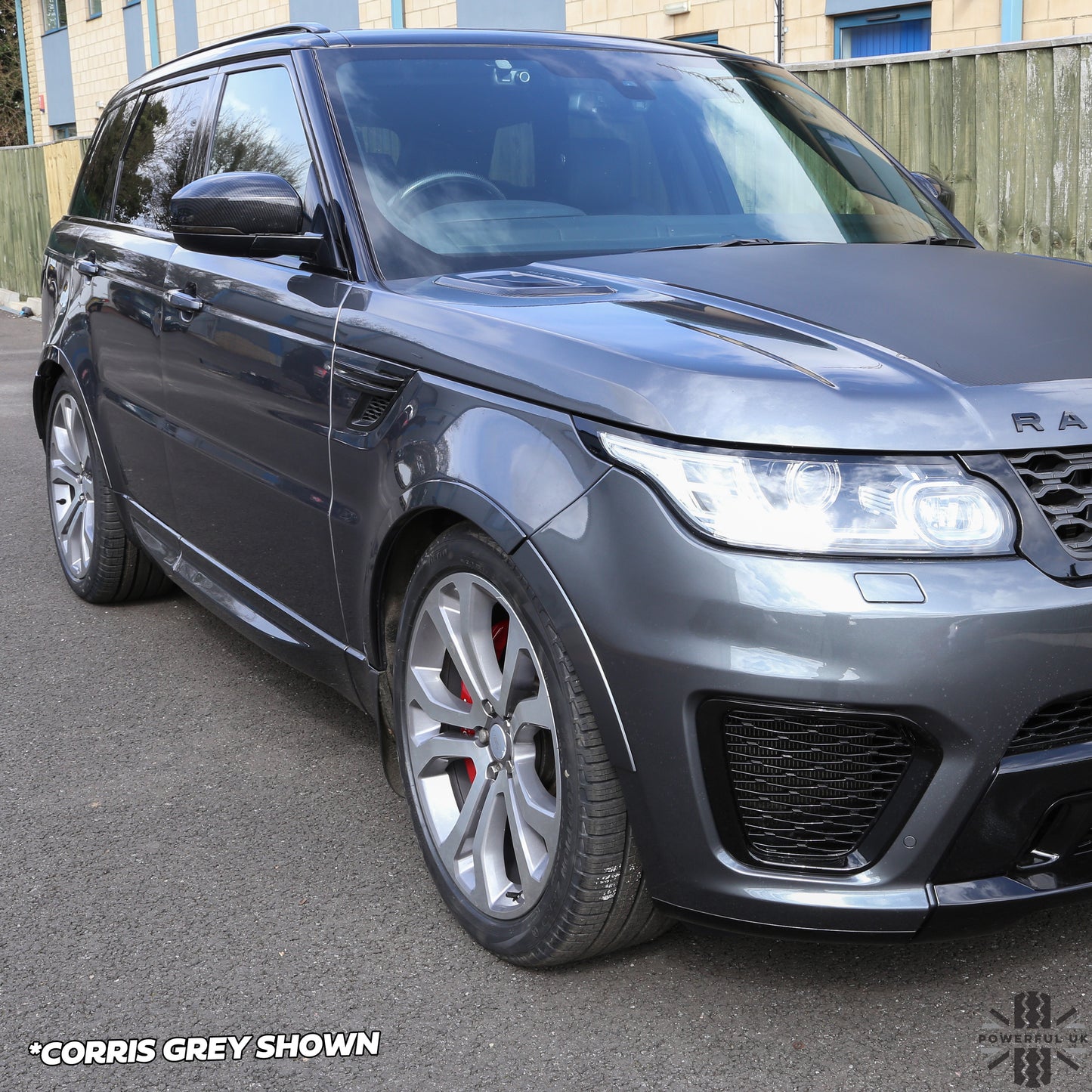 Wheel Arch Spat Kit "SVR Style" for Range Rover Sport L494 - Black