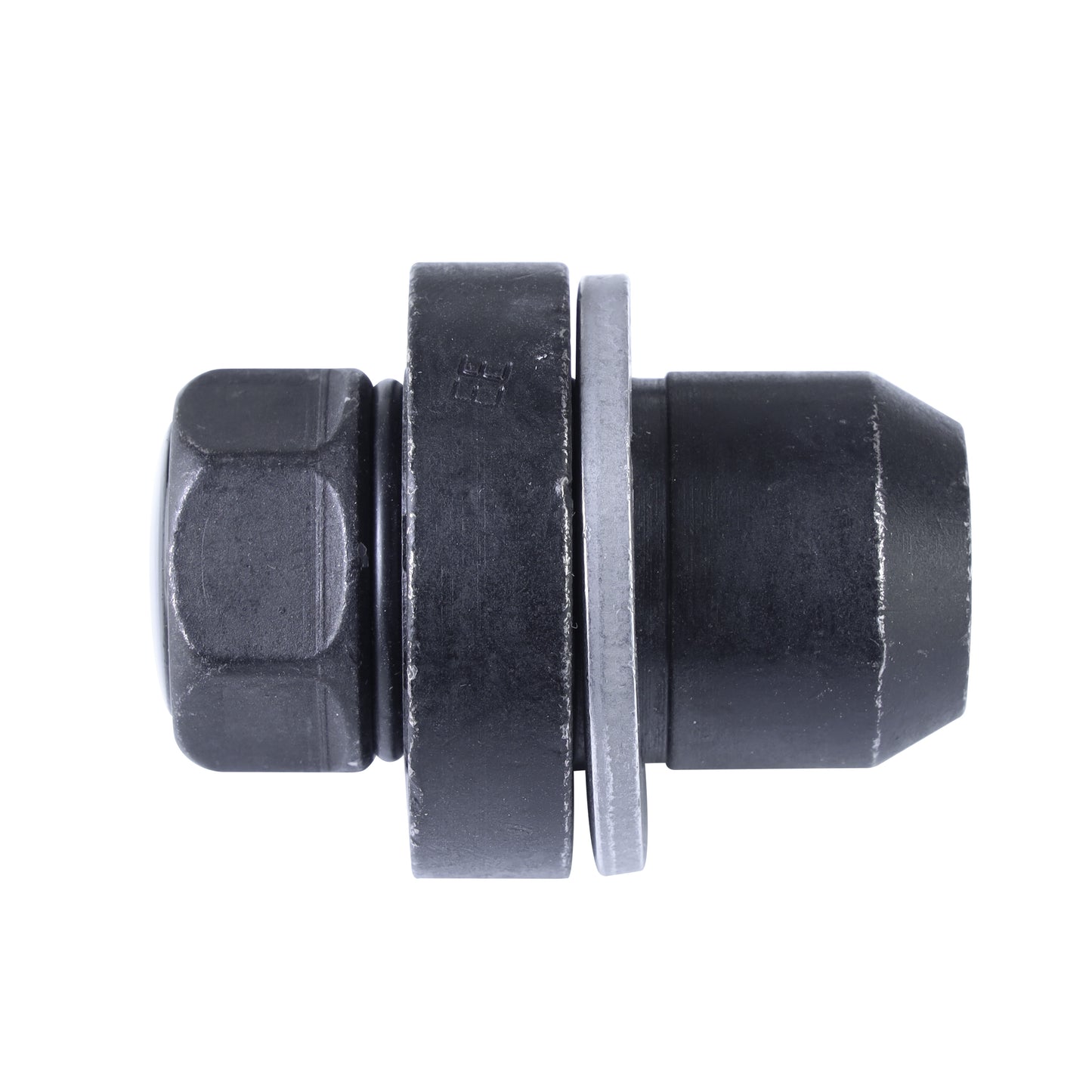 Locking Wheel Nut Key + 4x Locking Nuts Kit in BLACK for Land Rover Defender L663