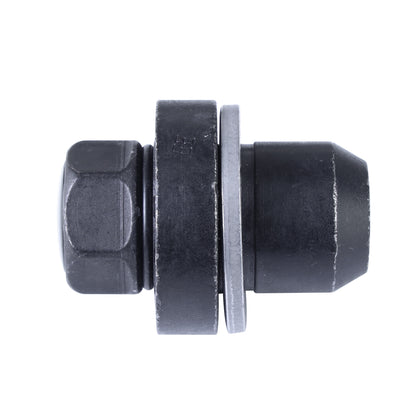 Locking Wheel Nut Key + 4x Locking Nuts Kit in BLACK for Land Rover Defender L663