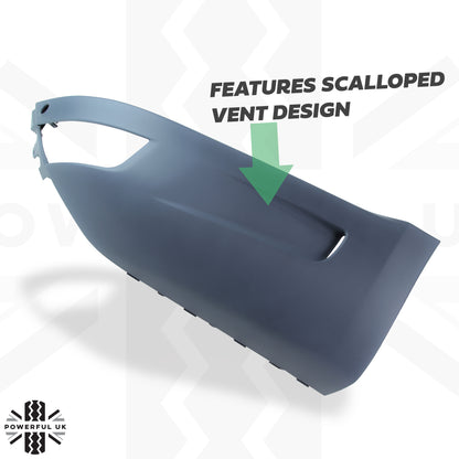 Rear Bumper Side Mouldings "R-Dynamic Design" for Range Rover Sport L494 (2018+) - Primer/Unpainted