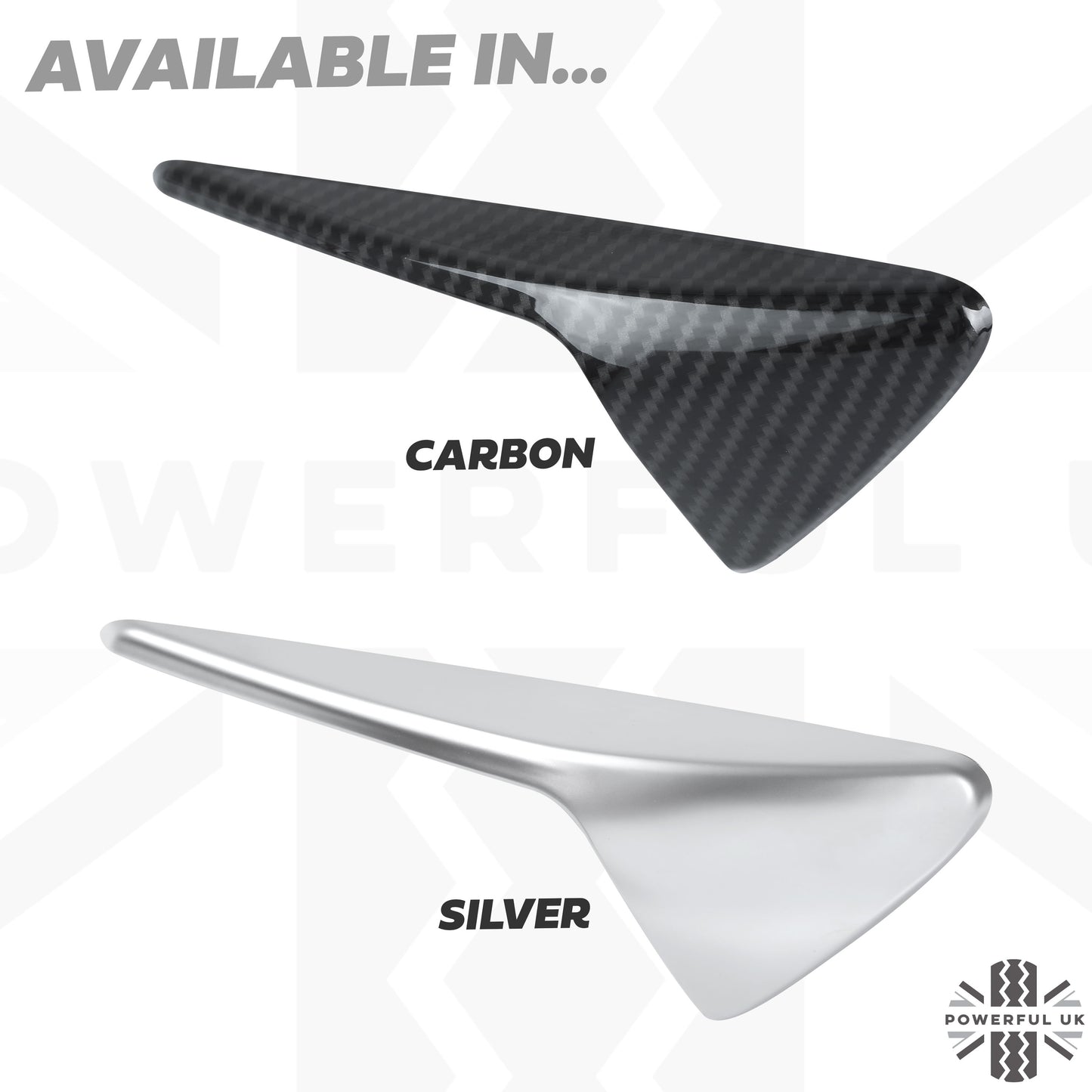 Side Repeater Camera Covers (2pc) in Silver for Tesla Model S,3,X,Y