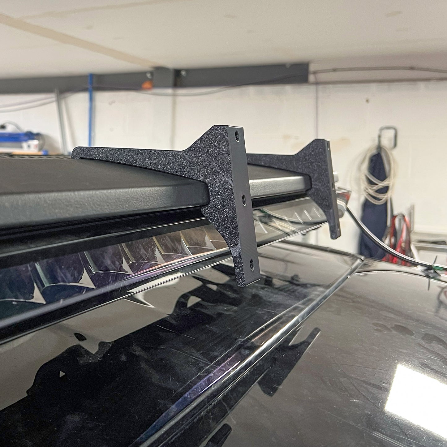 Number Plate Mount for Expedition Roof Rack for Land Rover Defender L663 - Type M - Low/Bolt-on Type