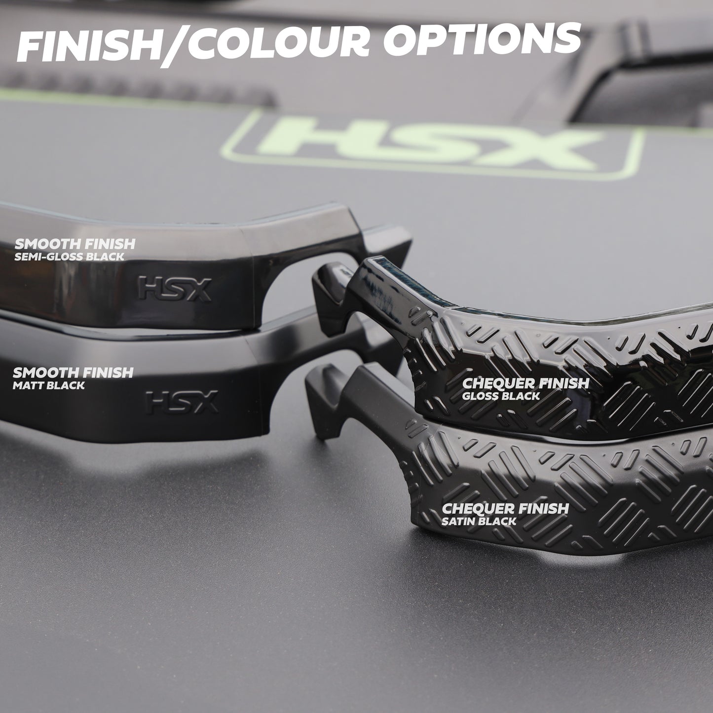 4x Side Step Covers (Smooth Finish) for Land Rover Defender L663 (110/130) - Matt Black