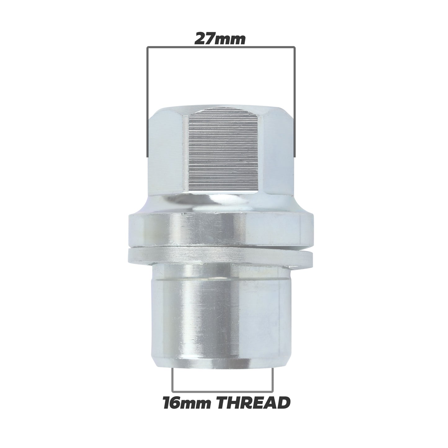 Silver Alloy Wheel Nuts 5pc kit for Land Rover Discovery 1 - Alloy wheel type