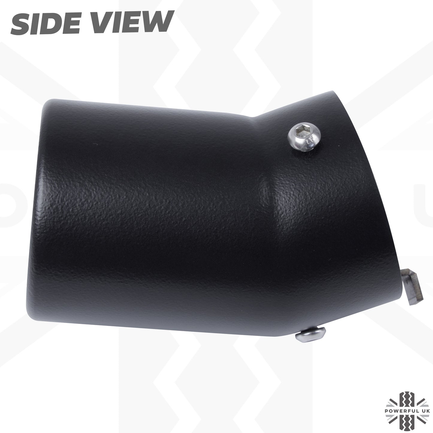 Exhaust Tips for Land Rover Defender L663 (for 55mm exhaust) - Technical Black (for DIESEL)