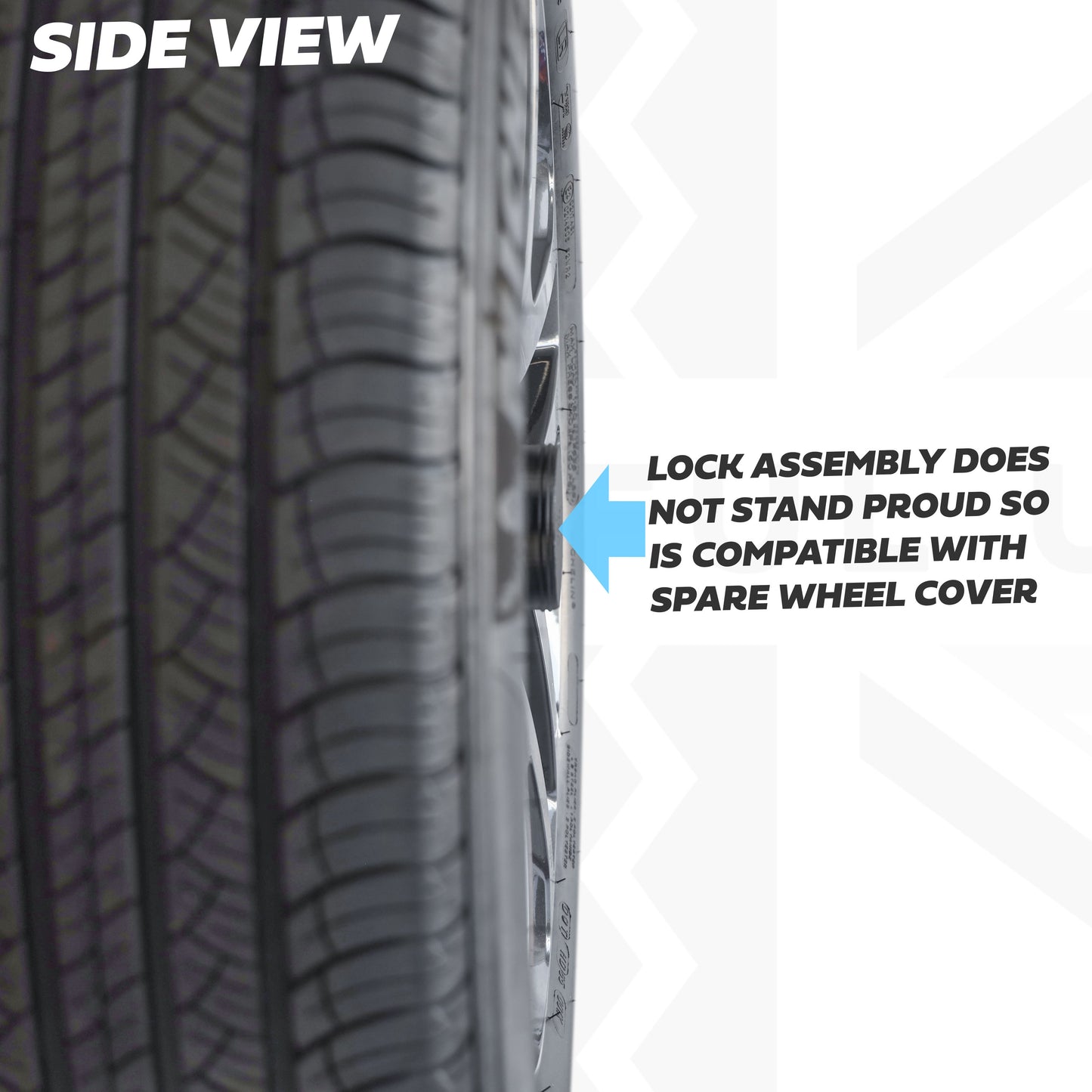 Lock Kit for 5098 22" Spare Wheel on Land Rover Defender L663