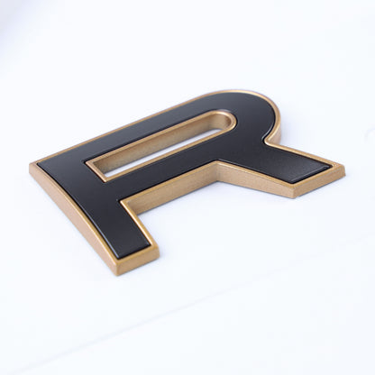 Bonnet Lettering - Moonlight Chrome + Phosphor Bronze - for Land Rover Defender L663 OCTA