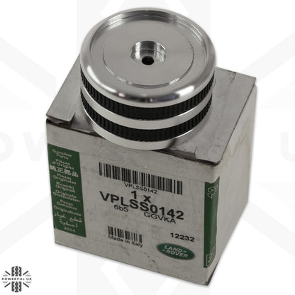 Rotary Shifter in Silver - Genuine - for Range Rover L322 (2010-12)