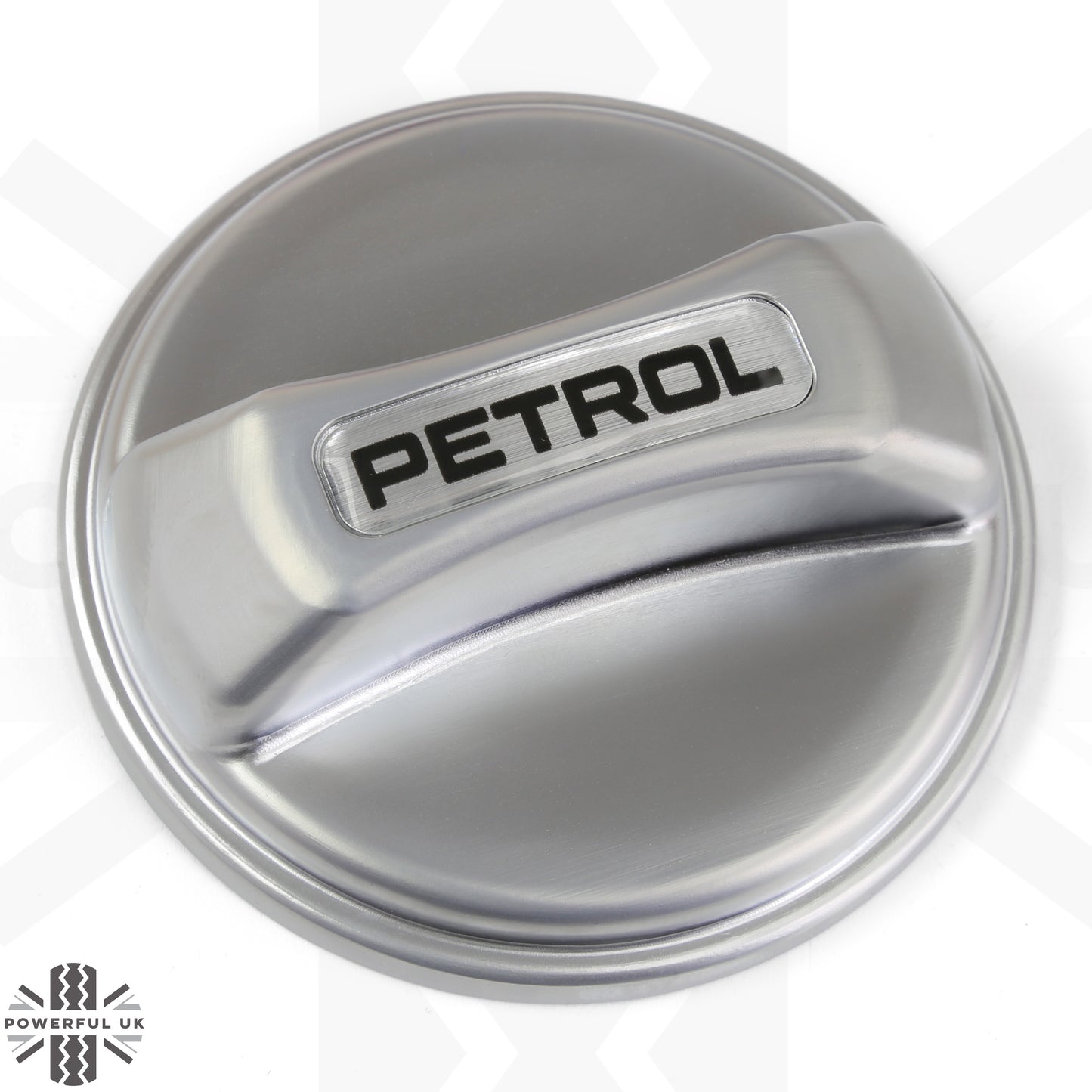 Fuel Filler Cap Cover for Land Rover Discovery Sport  - Petrol (Vented) - Silver