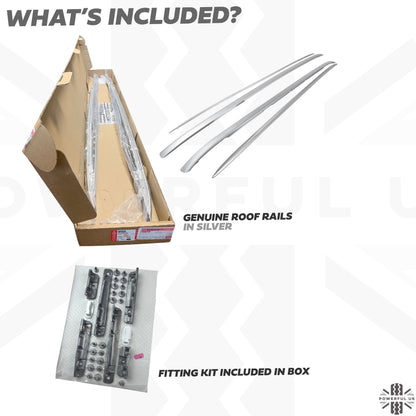 Roof Rails for Range Rover Sport L494 - Silver - Genuine
