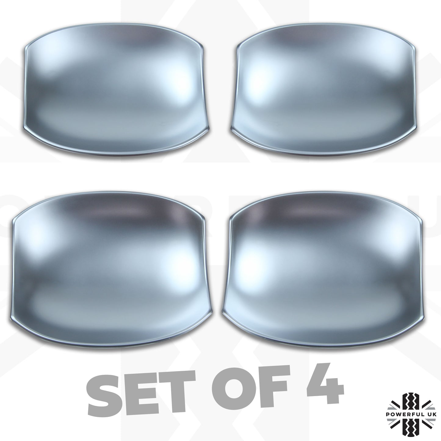 Door Handle Scuff Plates (4 pc) - Silver - for Land Rover Discovery 5